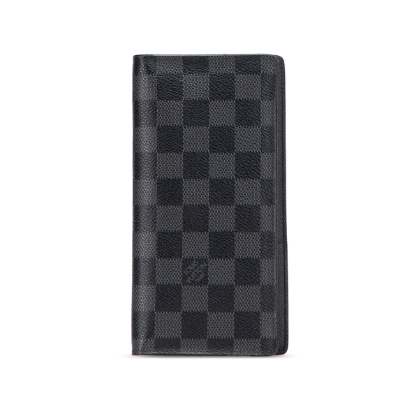 Pre-Loved Louis Vuitton Damier Graphite Brazza Wallet - Picture 1 of 11